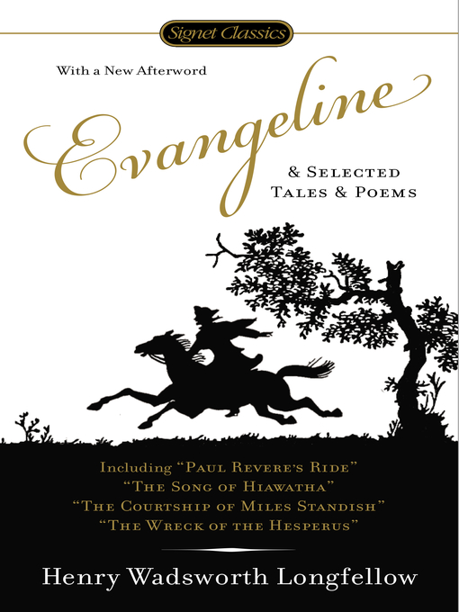 Cover image for Evangeline and Selected Tales and Poems